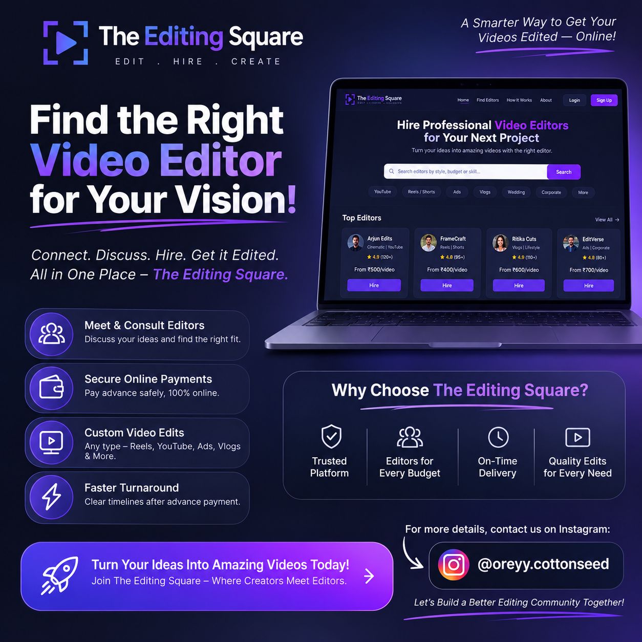 The editing Square (website)